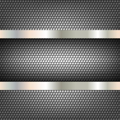 Technology background perforated circles