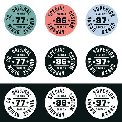 Vintage circle stamp