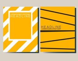 Cover brochures template vector