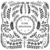 floral background vector