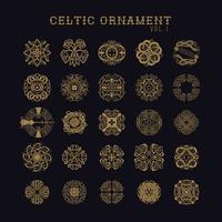 Celtic Ornament Collection set vector