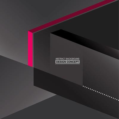 Abstract monochromatic gray boxes background