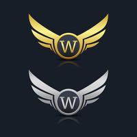 Letter W emblem Logo vector