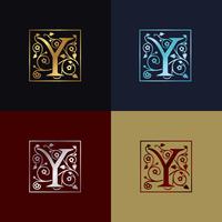 Letter Y Decorative Logo vector