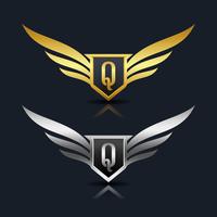 Letter Q emblem Logo vector