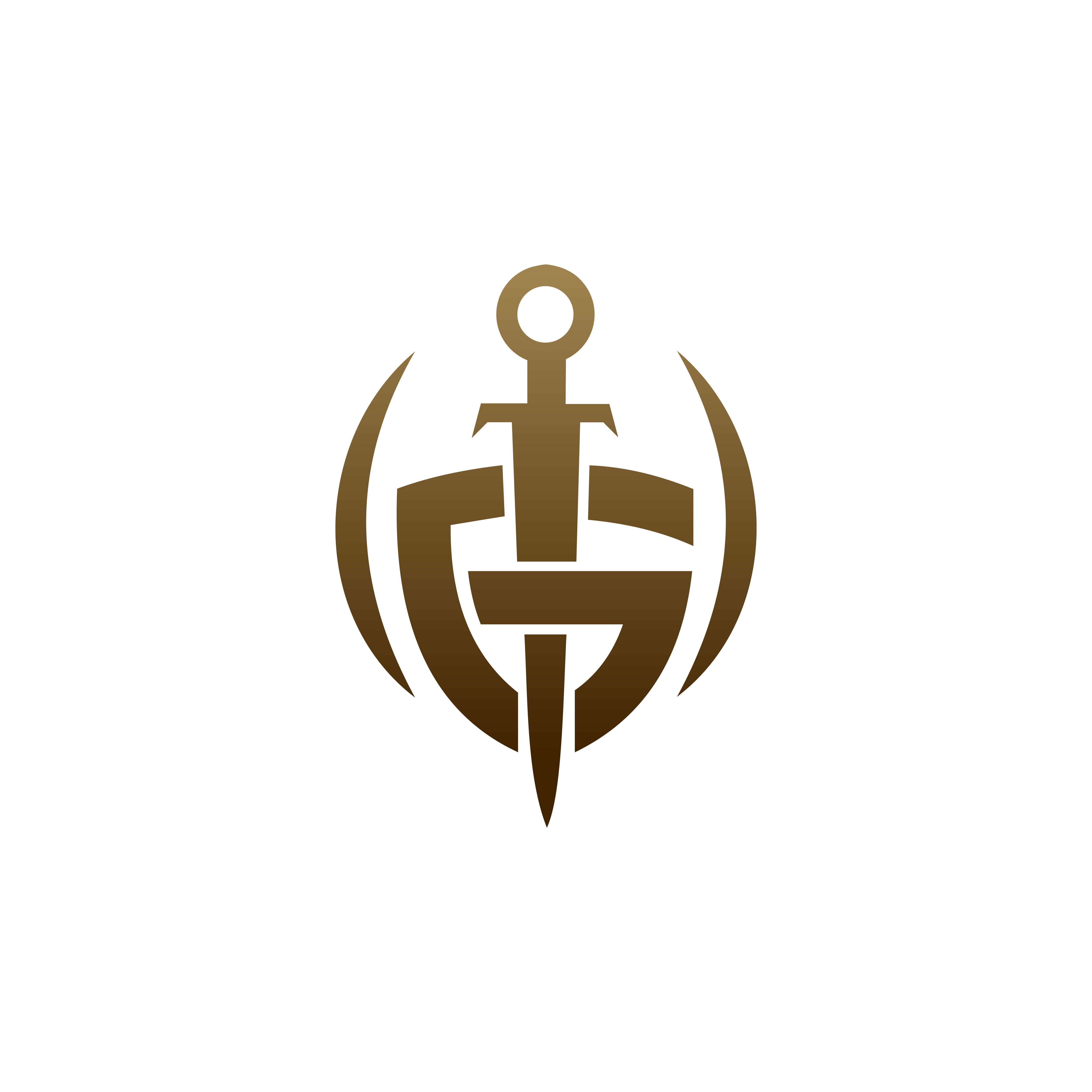 Letter G Shield Sword Logo Security Logo Design Concept Templat