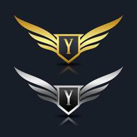 Letter Y emblem Logo vector
