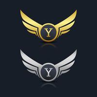 Letter Y emblem Logo vector