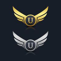 Letter U emblem Logo vector