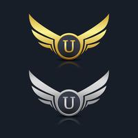 Letter U emblem Logo vector