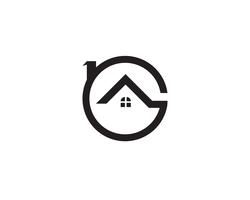 Plantilla de logotipos de casa y casa vector