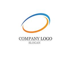 Logotipo de negocios finanzas y símbolos vector concepto ilustración