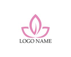 Beauty Vector flowers design logo Template icon