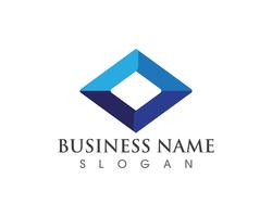 Logotipo de negocios finanzas y símbolos vector concepto ilustración