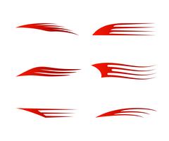 Car Motorcycle Racing Vehicle Graphics, tribal Vinyls and Decals vector