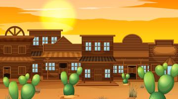 A western saloon background vector