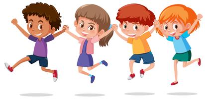 Children Running Vector Art, Icons, and Graphics for Free Download