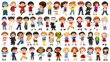 Set of multicultural character vector