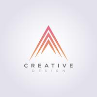 Abstract Triangle Vector Illustration Design Clipart Symbol Logo Template