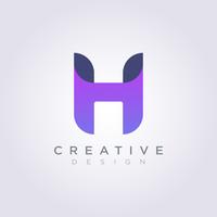 Letter H Vector Illustration Design Clipart Symbol Logo Template