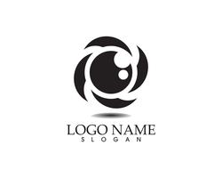 Eye care logo symbols template vector icons app