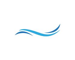 Waves beach logo symbols template icons app vector