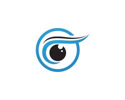 Eye care logo and symbols template vector icons app