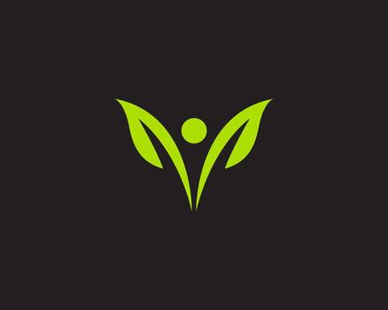 Logos green leaf ecology nature element vector icon