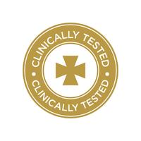 Clinically Tested icon vector