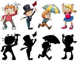 Set of people character vector