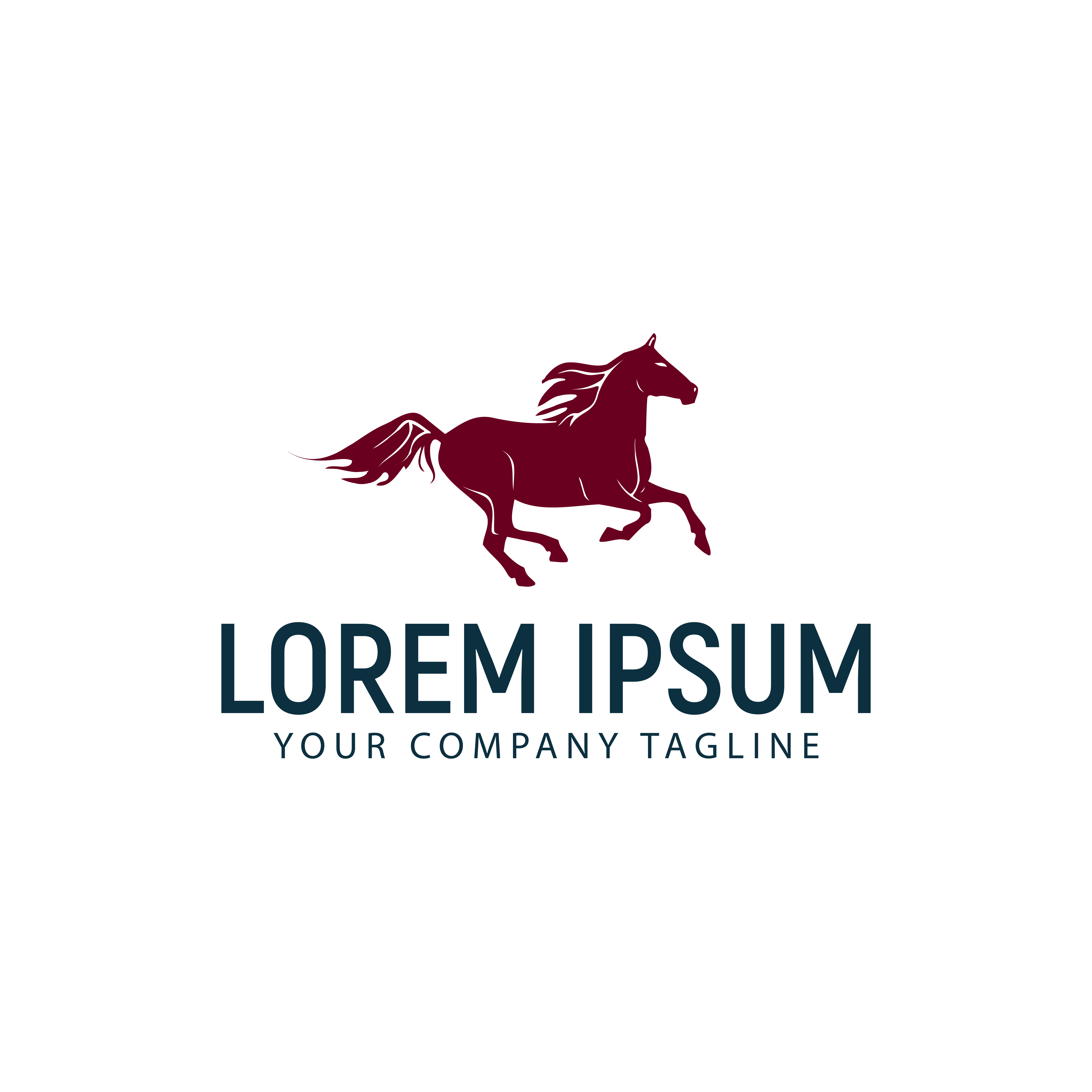 Run Horse Logo Design Concept Template Download Free Vectors