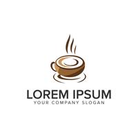 coffee logo design concept template. fully editable vector