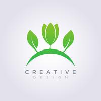 Leaf Vector Shape Design Clipart Symbol Logo Art Template