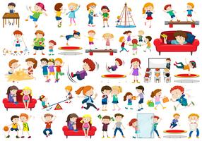 Set of children character vector