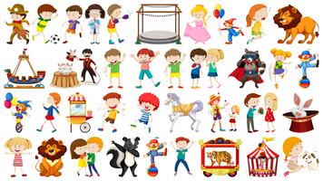 Set of different people vector