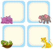 Set of animal character vector