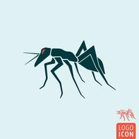 Ant icon isolated