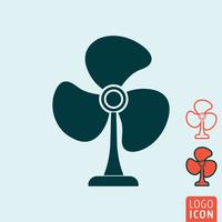 Fan icon isolated