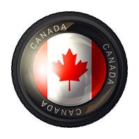 Canada flag icon vector