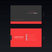 Business card design concept Vector Illustration