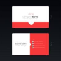 Business card design concept Vector Illustration