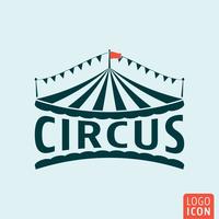 Circus icon isolated vector