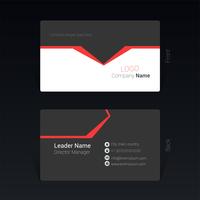 Business card geometric design concept Vector Illustration