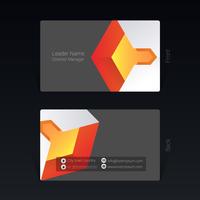 Business card geometric design concept Vector Illustration