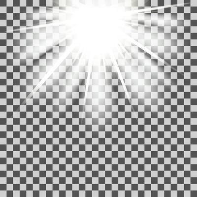 Star beams transparent