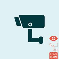 Surveillance icon isolated vector