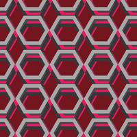 Hexagon seamless pattern vector