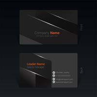 Business card geometric design concept Vector Illustration