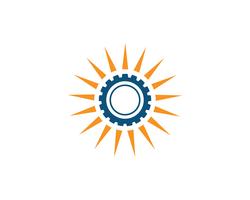 Gear Machine Template vector icon illustration design