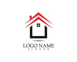 home buildings logo and symbols icons template vector